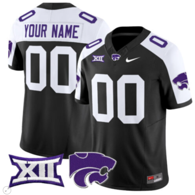 Custom Kansas State Wildcats Jersey Name and Number Vapor Limited Football All Stitched Alternate