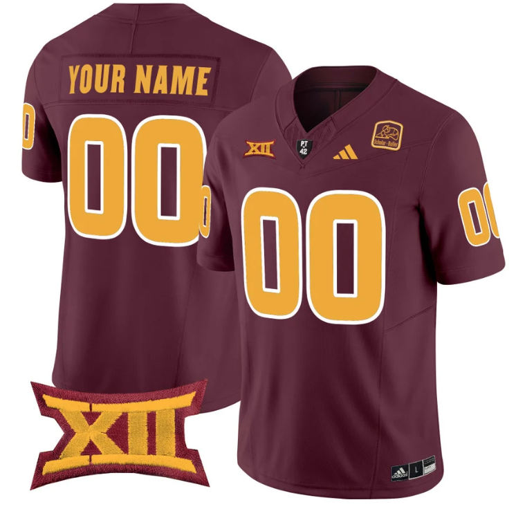 Custom Arizona State Sun Devils Jersey Name and Number Vapor Limited College Football Alternate - Image 3
