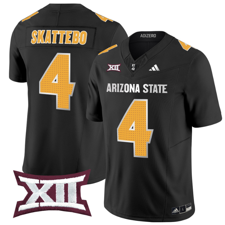 Cam Skattebo Jersey #4 Arizona State Sun Devils 2024 Vapor Limited Alternate Stitched - Image 6