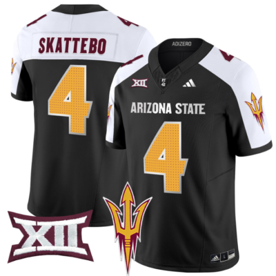 Cam Skattebo Jersey #4 Arizona State Sun Devils 2024 Vapor Limited Alternate Stitched