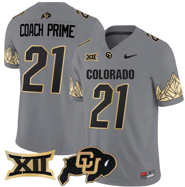 Coach Prime Jersey #21 Colorado Buffaloes Vapor Limited Football All Stitched - Image 6