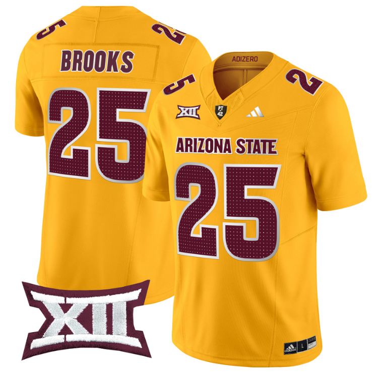DeCarlos Brooks Jersey #25 Arizona State Sun Devils 2024 Vapor Limited Alternate Football - Image 4