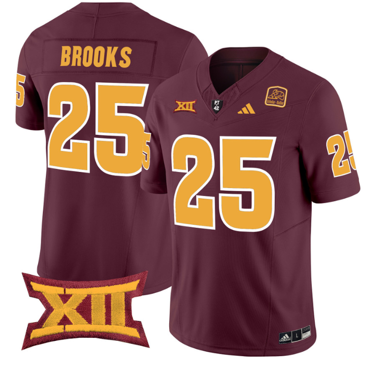 DeCarlos Brooks Jersey #25 Arizona State Sun Devils Vapor Limited College Football Alternate - Image 3