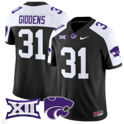Dj Giddens Jersey #31 Kansas State Wildcats Vapor Limited Football All Stitched Alternate