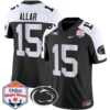 Drew Allar Jersey #15 Penn State 2024 Fiesta Bowl Patch Stitched Football Alternate