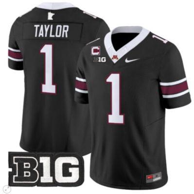 Darius Taylor Jersey #1 Minnesota Golden Gophers Vapor Limited Football Al Sitched