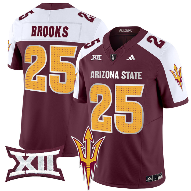 DeCarlos Brooks Jersey #25 Arizona State Sun Devils 2024 Vapor Limited Alternate Football - Image 3