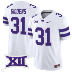 Alternative view of Dj Giddens Jersey #31 Kansas State Wildcats Vapor Limited Football All Stitched Alternate