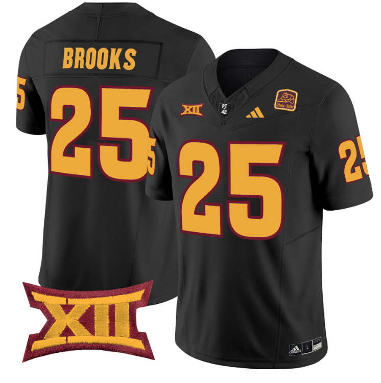 DeCarlos Brooks Jersey #25 Arizona State Sun Devils Vapor Limited College Football Alternate - Image 6