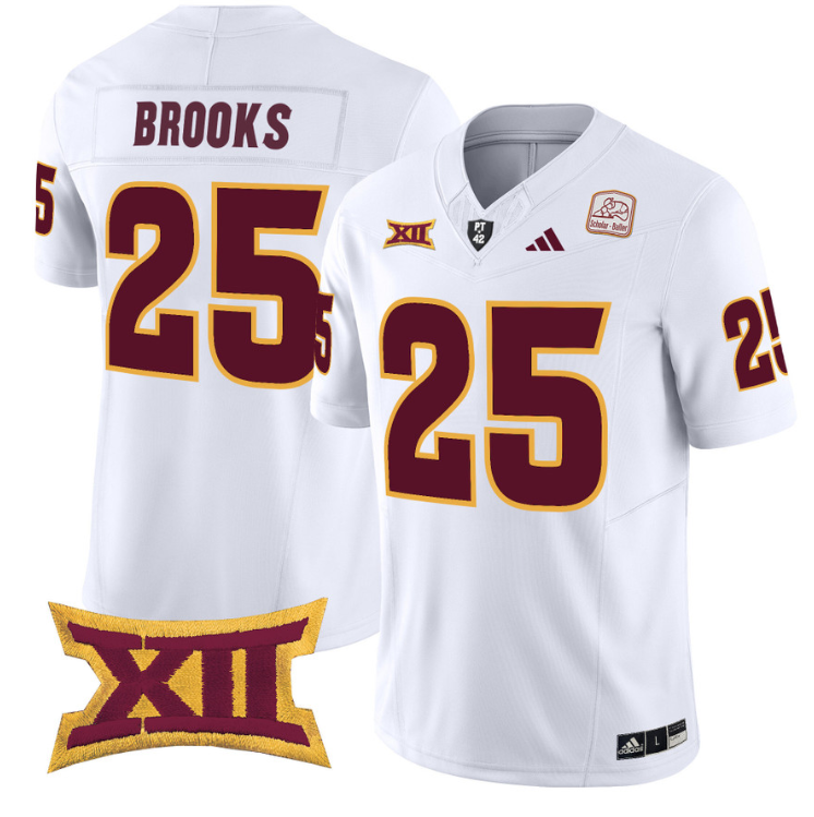 DeCarlos Brooks Jersey #25 Arizona State Sun Devils Vapor Limited College Football Alternate - Image 2