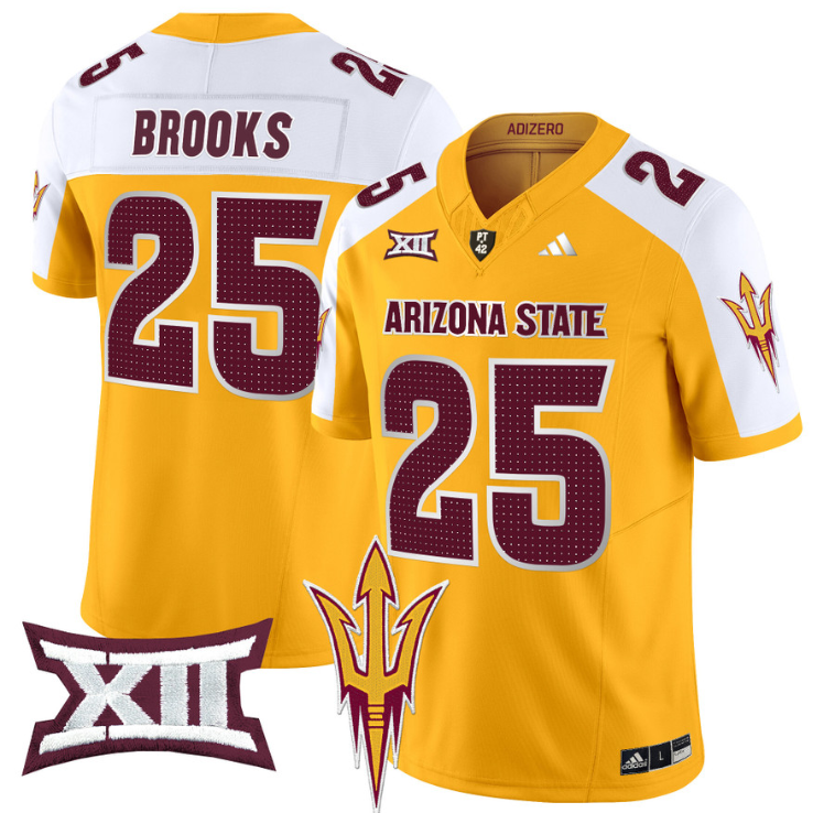 DeCarlos Brooks Jersey #25 Arizona State Sun Devils 2024 Vapor Limited Alternate Football - Image 5