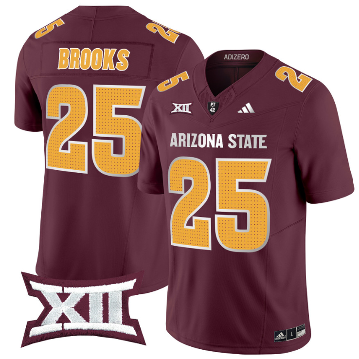 DeCarlos Brooks Jersey #25 Arizona State Sun Devils 2024 Vapor Limited Alternate Football - Image 2