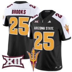 DeCarlos Brooks Jersey #25 Arizona State Sun Devils 2024 Vapor Limited Alternate Football