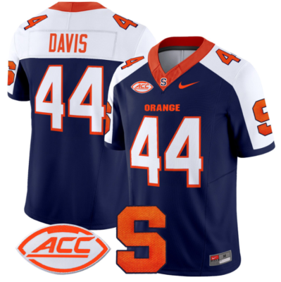 Ernie Davis Jersey #44 Syracuse Orange Vapor Limited College Football Alternate Stitched