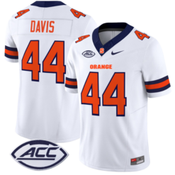 Alternative view of Ernie Davis Jersey #44 Syracuse Orange Vapor Limited College Football Alternate Stitched