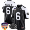 Harrison Wallace III Jersey #6 Custom Penn State Orange Bowl Alternate Football