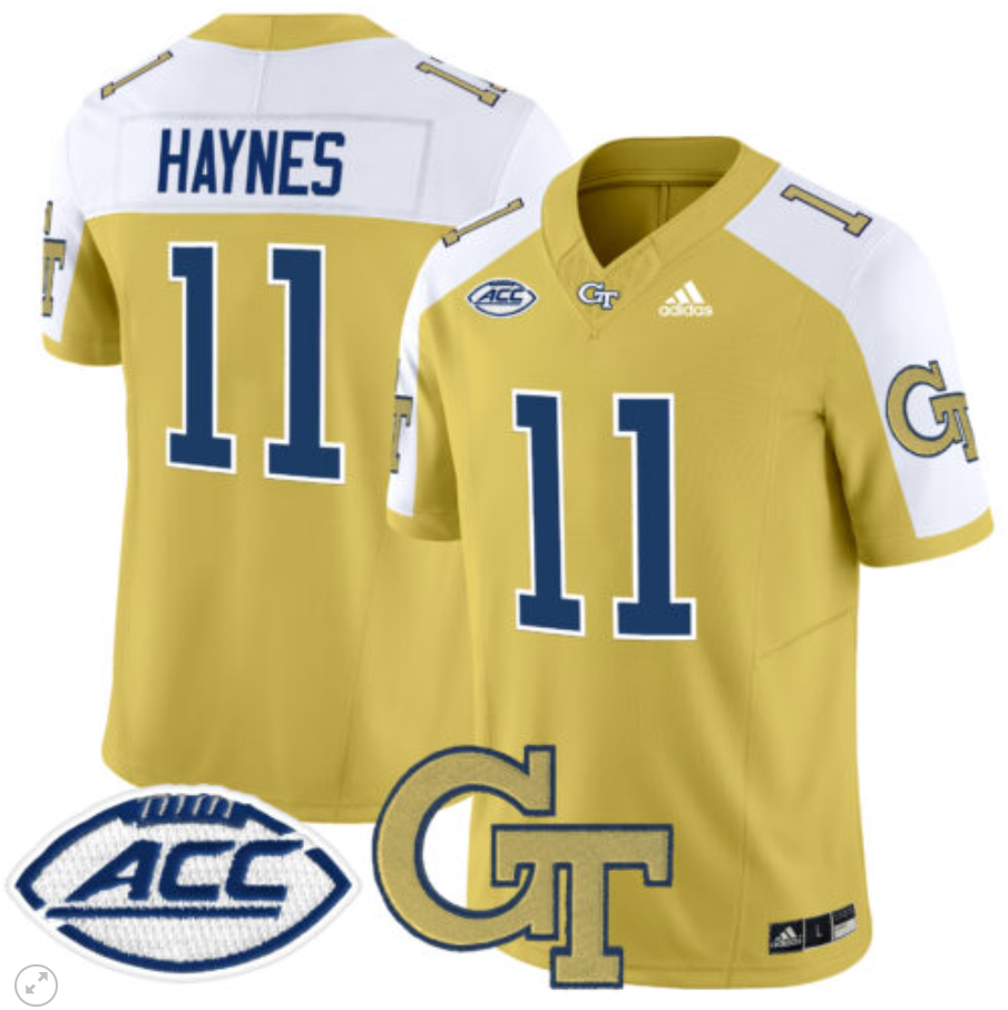 Jamal Haynes Jersey #11 Georgia Tech Yellow Jackets Vapor Limited Football Alternate