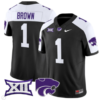 Jayce Brown Jersey #1 Kansas State Wildcats Vapor Limited Football All Stitched Alternate