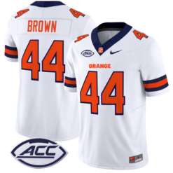 Alternative view of Jim Brown Jersey #44 Syracuse Orange Vapor Limited College Football Stitched Alternate