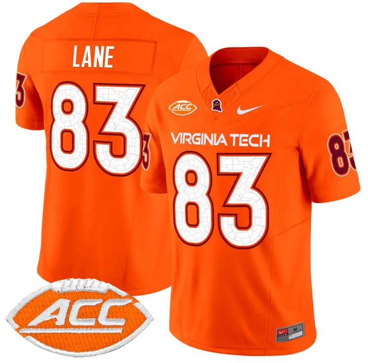 Jaylin Lane Jersey #83 Virginia Tech Hokies Vapor Limited College Football Stitched Alternate - Image 3