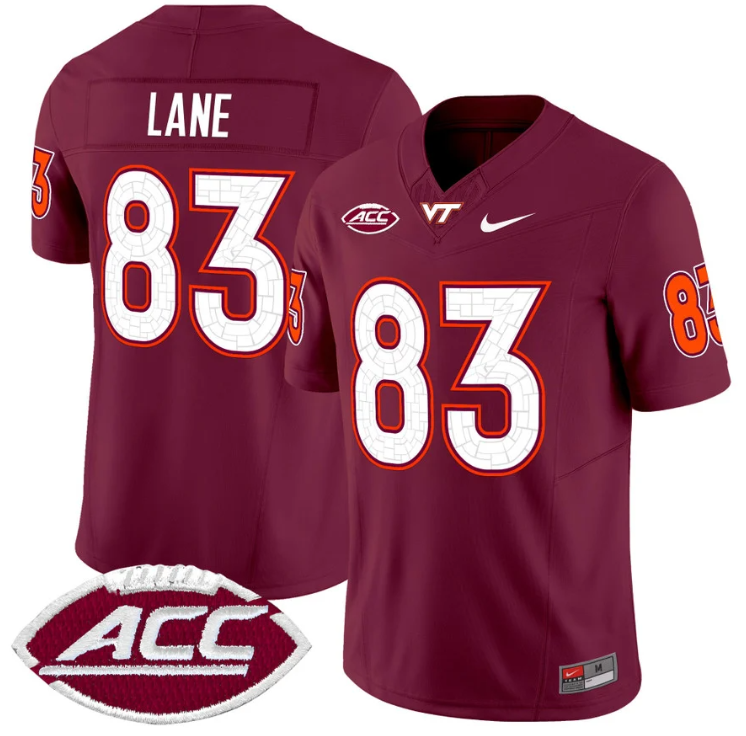 Jaylin Lane Jersey #83 Virginia Tech Hokies Vapor Limited College Football Stitched Alternate - Image 5