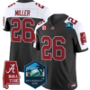 Jam Miller Jersey #26 Alabama Crimson Tide 2025 ReliaQuest Bowl Football Stitched