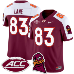 Jaylin Lane Jersey #83 Virginia Tech Hokies Vapor Limited College Football Stitched Alternate