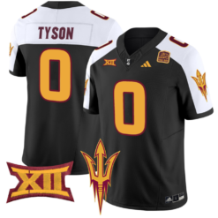 Jordyn Tyson Jersey #0 Arizona State Sun Devils Vapor Limited College Football Alternate
