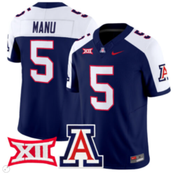 Jacob Manu Jersey #5 Arizona Wildcats Vapor Limited Football Alternate