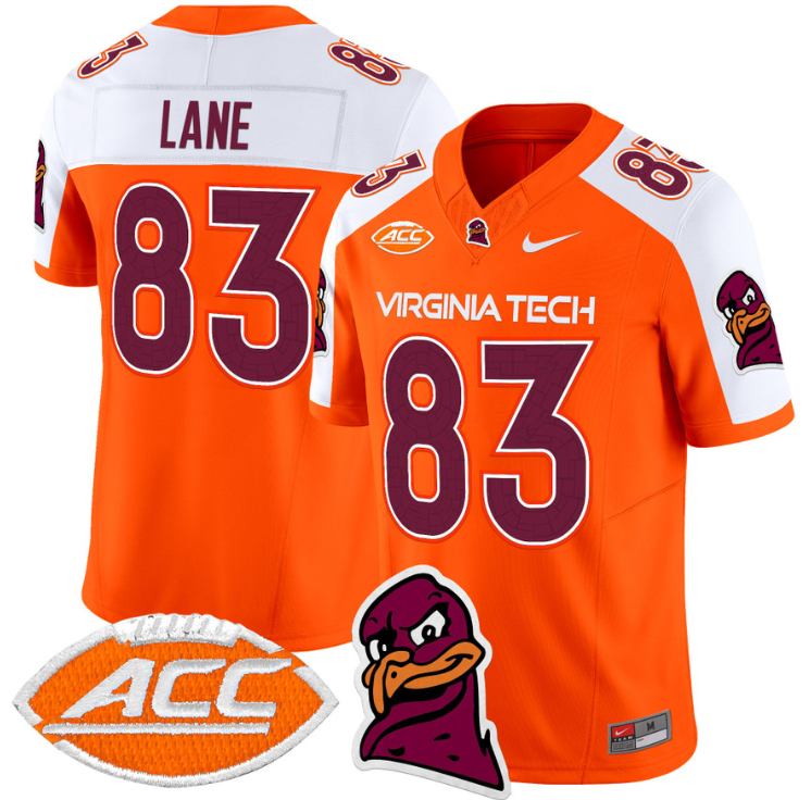 Jaylin Lane Jersey #83 Virginia Tech Hokies Vapor Limited College Football Stitched Alternate - Image 4