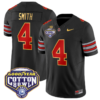 Jeremiah Smith Jersey #4 Ohio State 'Heritage Stripe' Cotton Bowl Football Stitched