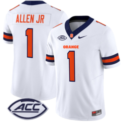 Alternative view of LeQuint Allen Jersey #1 Syracuse Orange Vapor Limited College Football Alternate Stitched