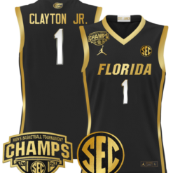 Walter Clayton Jr Jersey #1 Florida Gators 2025 SEC Champions Basketball