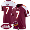 Michael Vick Jersey #7 Virginia Tech Hokies Vapor Limited College Football Stitched Alternate