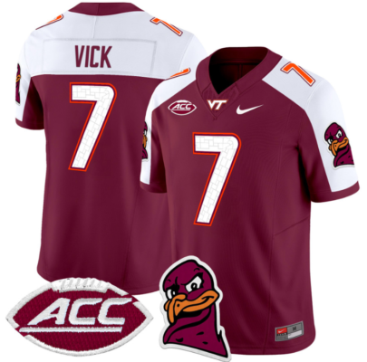 Michael Vick Jersey #7 Virginia Tech Hokies Vapor Limited College Football Stitched Alternate