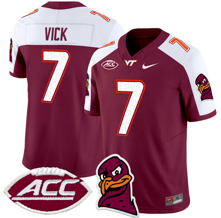 Michael Vick Jersey #7 Virginia Tech Hokies Vapor Limited College Football Stitched Alternate