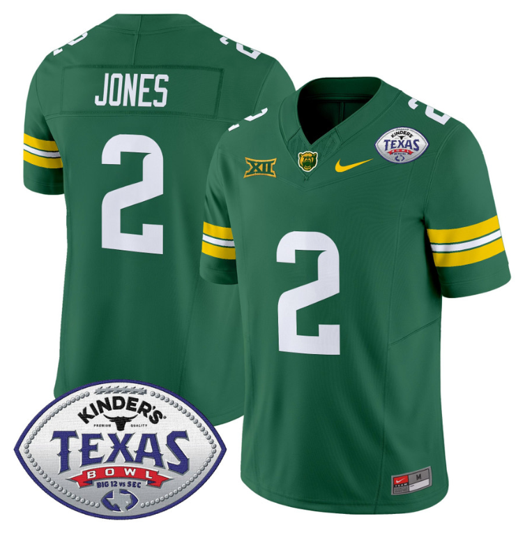 Matt Jones Jersey #2 Baylor Bears 2024 Texas Bowl Football Alternate - Image 3