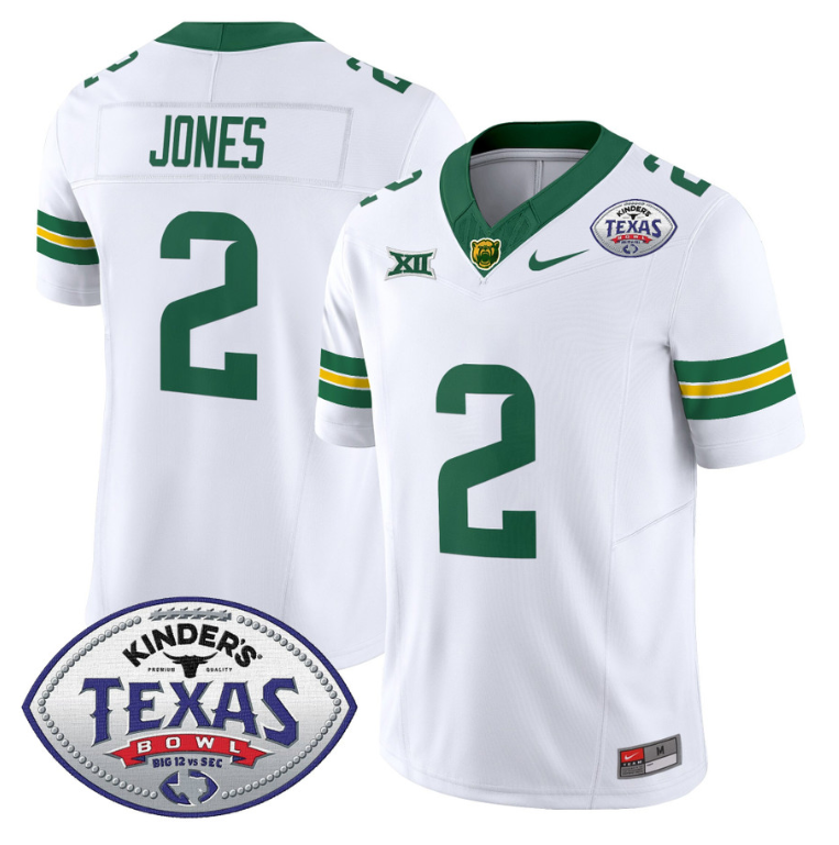 Matt Jones Jersey #2 Baylor Bears 2024 Texas Bowl Football Alternate - Image 2