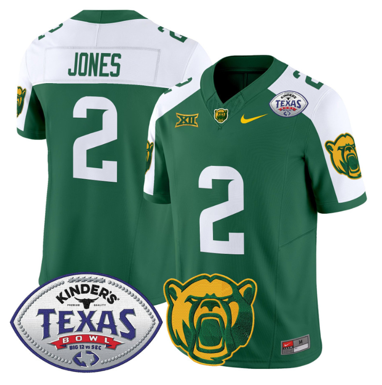 Matt Jones Jersey #2 Baylor Bears 2024 Texas Bowl Football Alternate