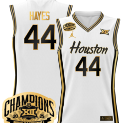Alternative view of Elvin Hayes Jersey #44 Houston Cougar 2025 Big 12 Champions Basketball