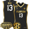 Joakim Noah Jersey #13 Florida Gators 2025 SEC Champions Stitched Basketball
