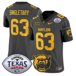 Mike Singletary Jersey #63 Baylor Bears 2024 Texas Bowl Football