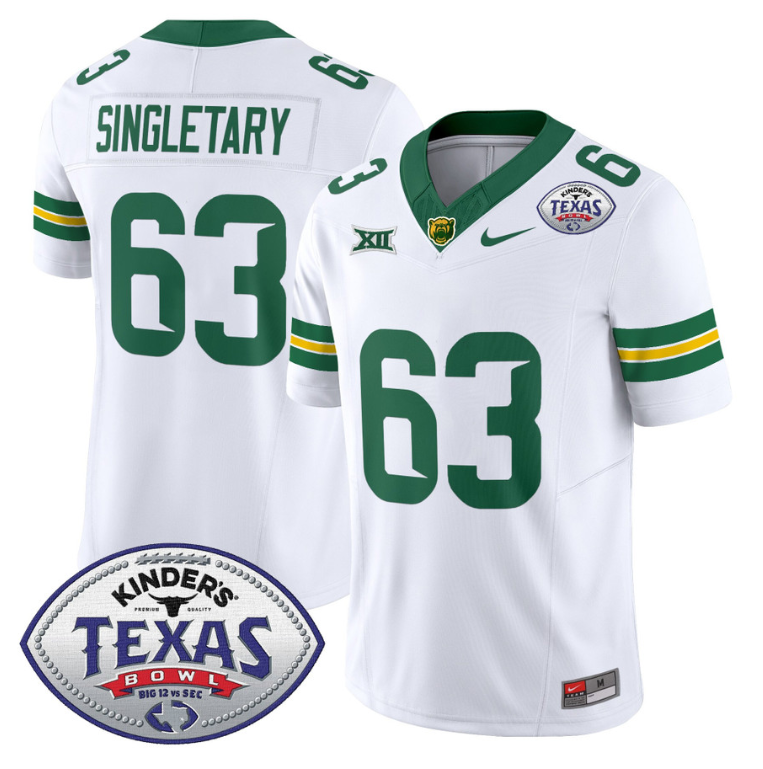 Mike Singletary Jersey #63 Baylor Bears 2024 Texas Bowl Football - Image 2