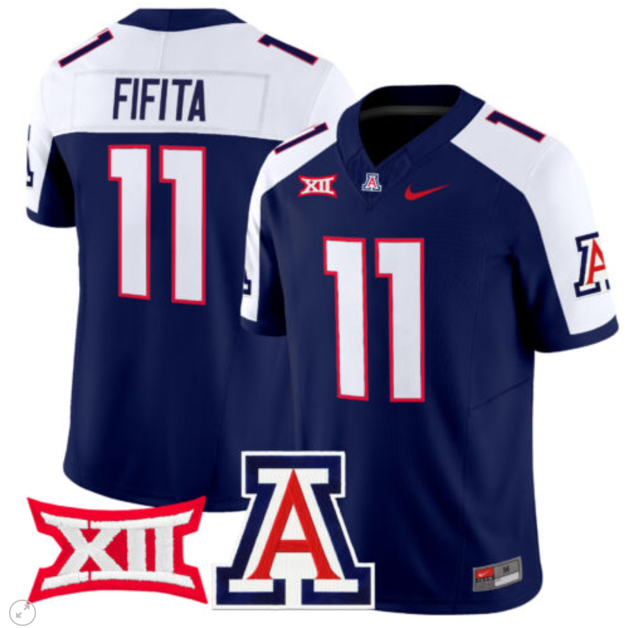 Noah Fifata Jersey #11 Arizona Wildcats Vapor Limited Football Alternate