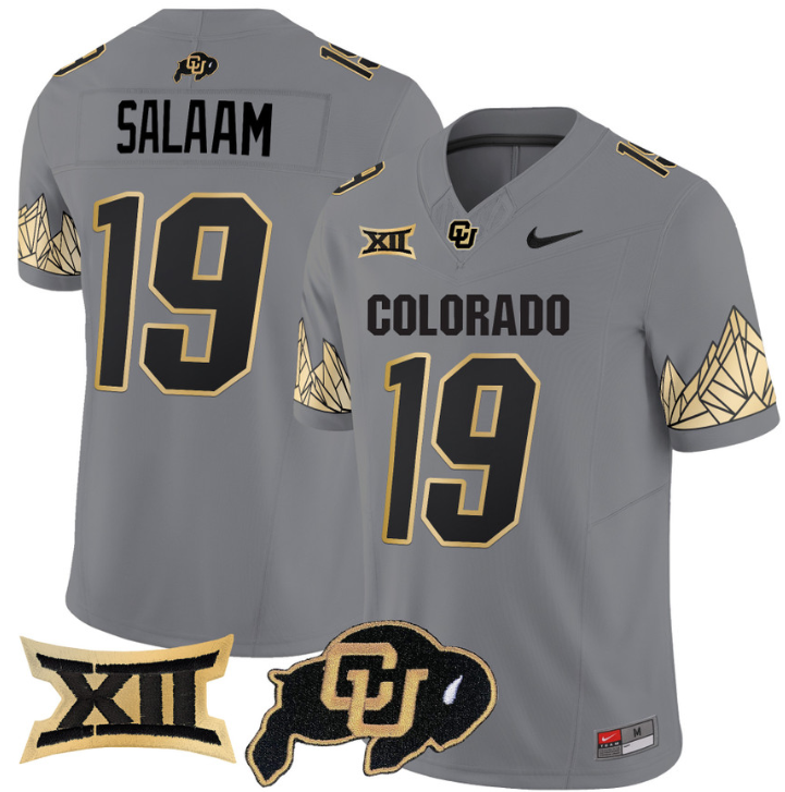 Rashaan Salaam Jersey #19 Colorado Buffaloes Vapor Limited Football All Stitched - Image 5