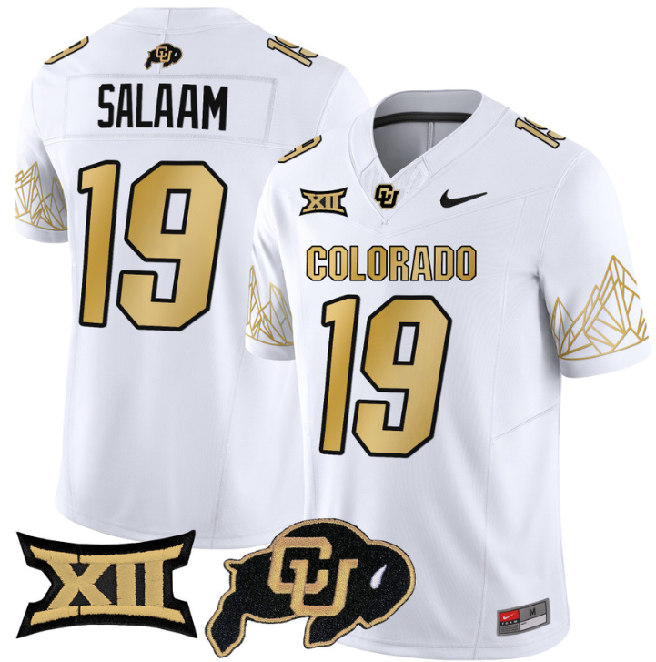Rashaan Salaam Jersey #19 Colorado Buffaloes Vapor Limited Football All Stitched - Image 3