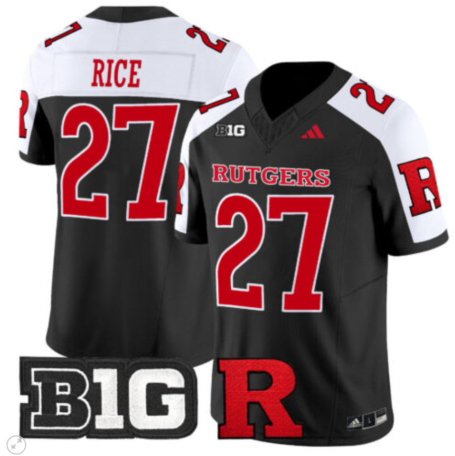 Ray Rice Jersey #27 Rutgers Scarlet Knights Vapor Limited Football All Stitched Alternate