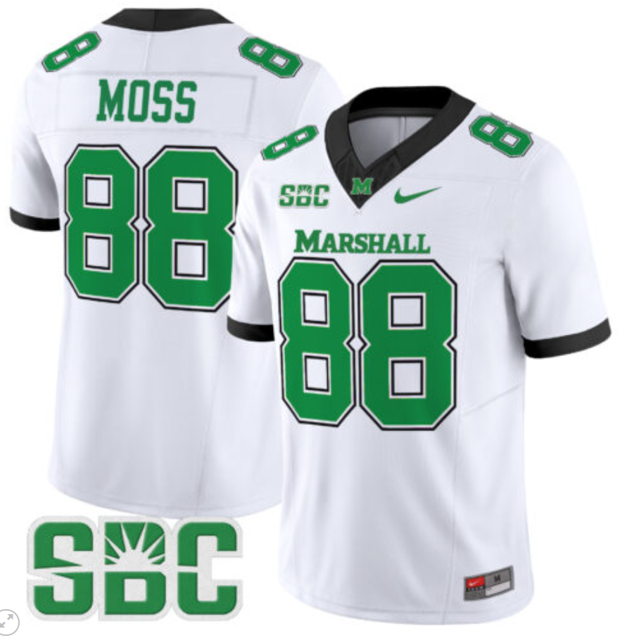 Randy Moss Jersey #88 Marshall Thundering Herd Vapor Limited Football All Sitched Alternate - Image 2