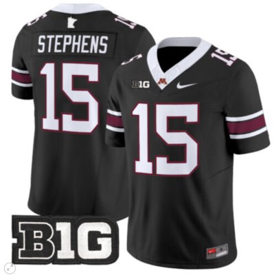 Sandy Stephens Jersey #15 Minnesota Golden Gophers Vapor Limited Football All Stitched
