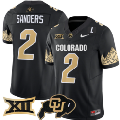 Shedeur Sanders Jersey #2 Colorado Buffaloes Vapor Limited Football All Stitched